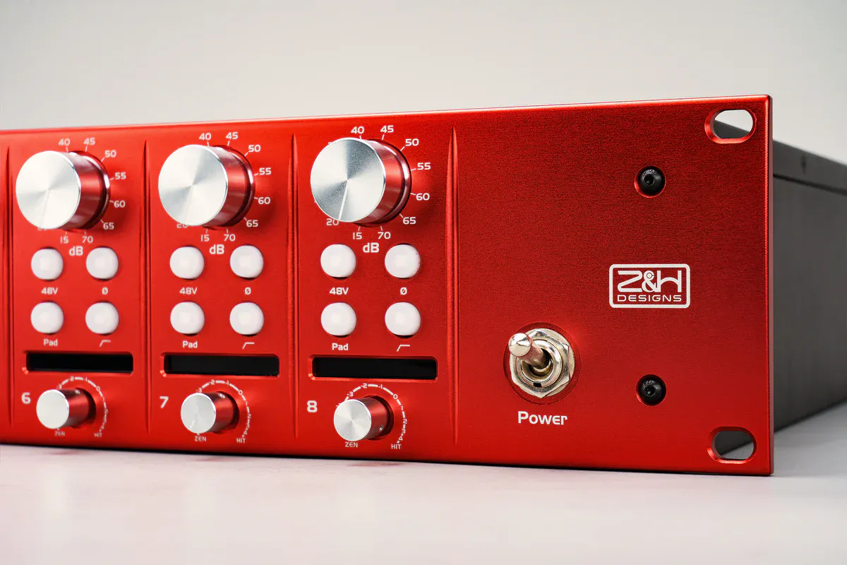 Z&H Designs HO8 All Discrete 8-Channel Mic Preamp