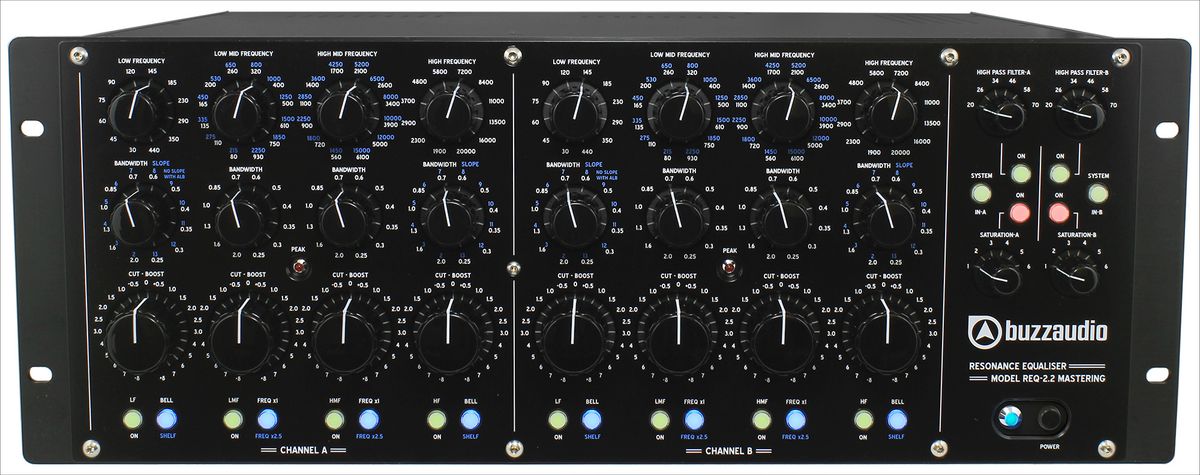 Buzz Audio REQ-2.2 MEA resonance mastering equalizer(ALB)(Black)