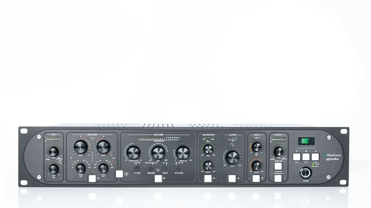 Wes Audio ngOmniBox Analog and Mix&Master Processor with Digital Recall