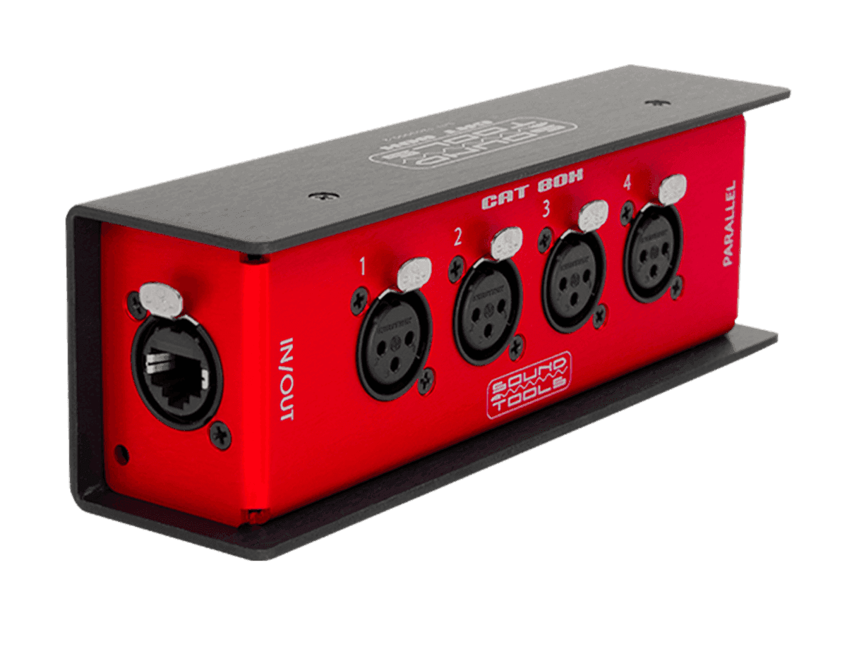 SoundTools CAT Box 4 x Female XLR( CBFX )