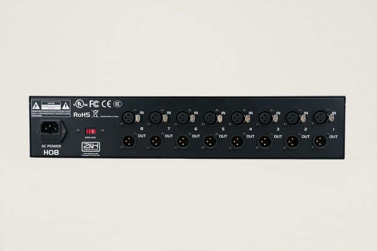 Z&H Designs HO8 All Discrete 8-Channel Mic Preamp
