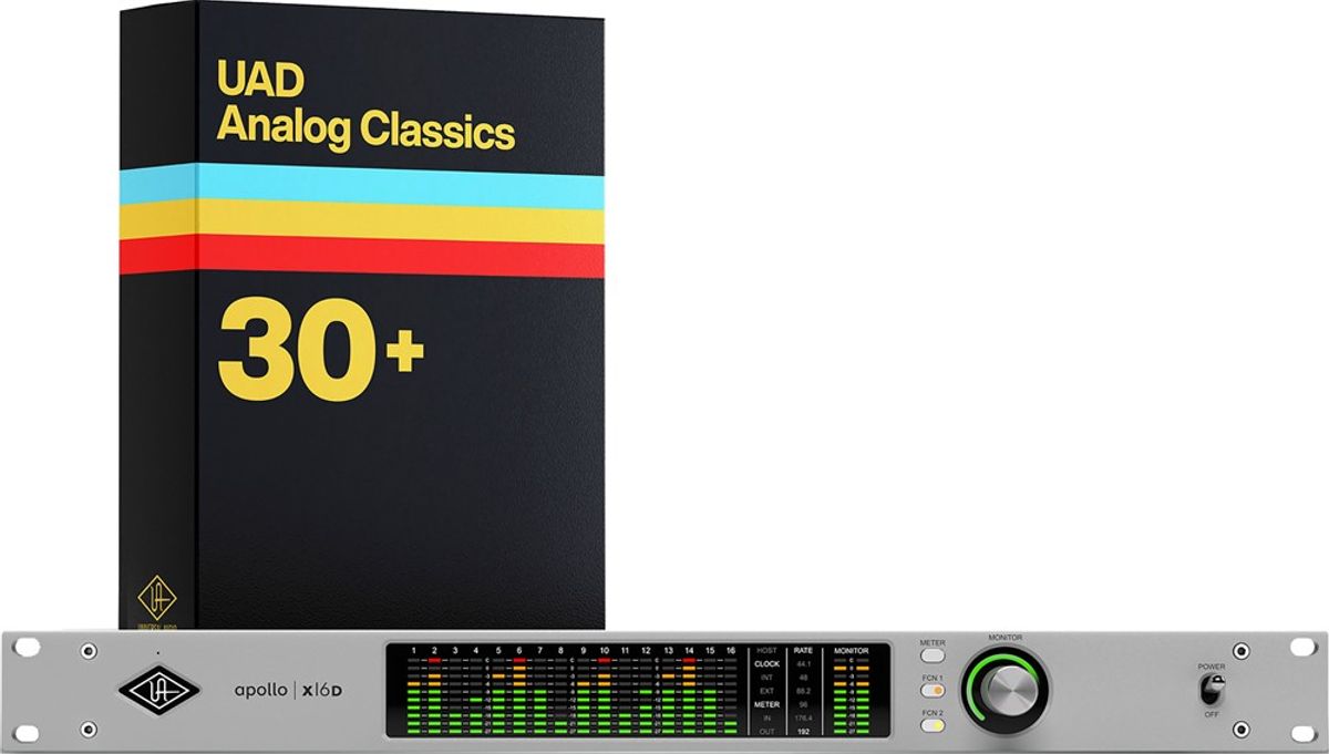 Universal Audio Apollo x16D Gen2 with UAD Analog Classics