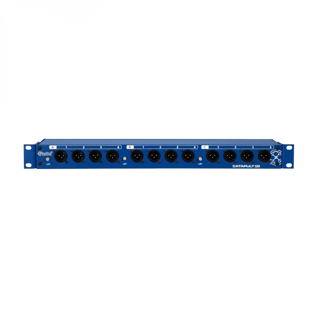 Radial Catapult Rack RX Rackmount Cat 5 Analog Audio Receiver