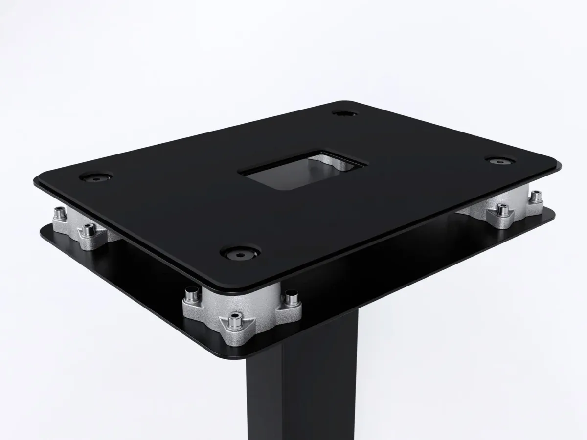 Space Lab Lift MK II Speaker Stand with Large  Platform,Heavy Isolator