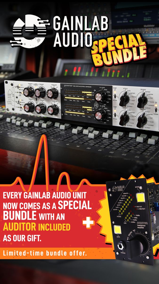 Gainlab Audio OC1 Governor-DUAL SLOPE VALVE OPTICAL COMPRESSOR