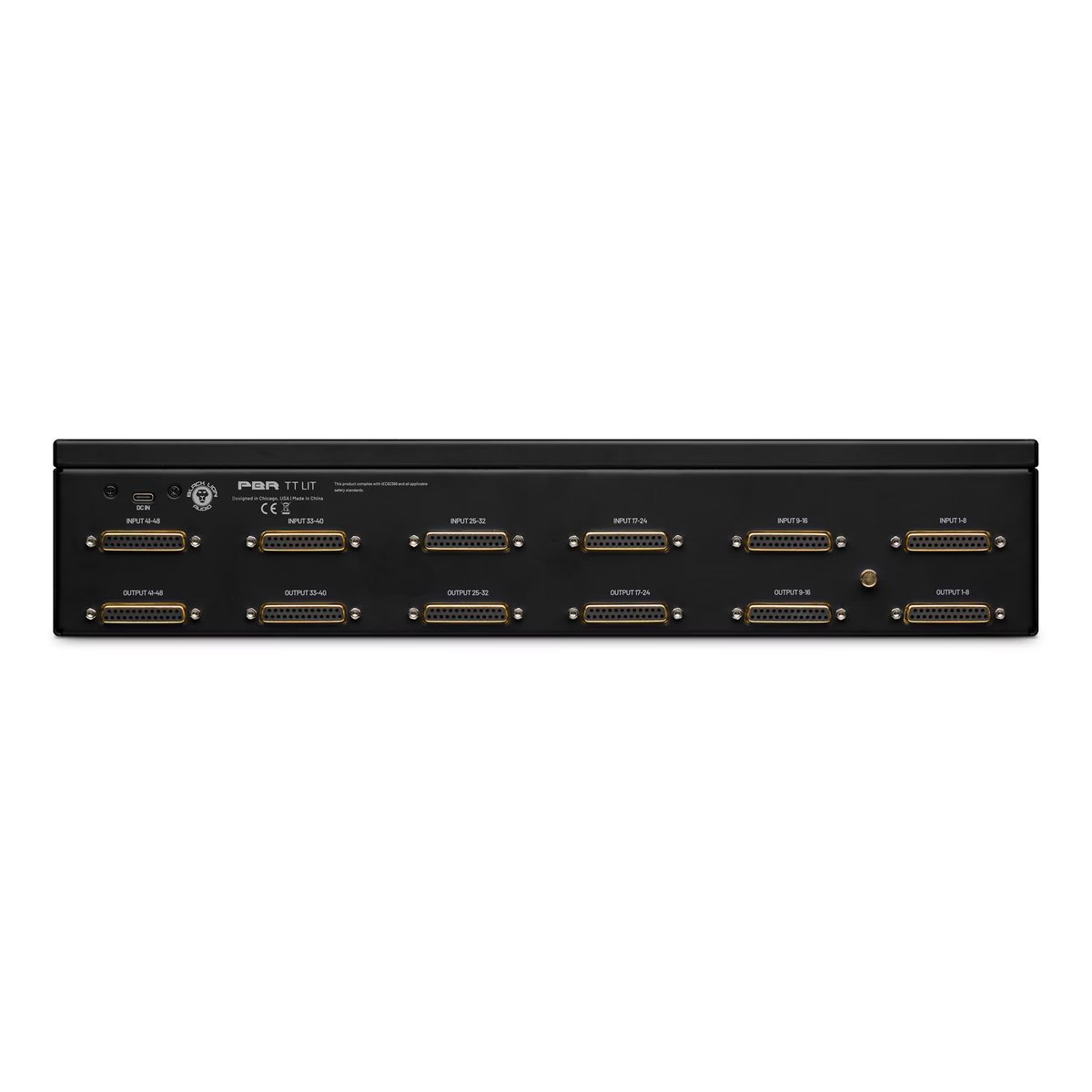 Black Lion Audio PBR TT 96-Point Gold-Plated TT/DB25 Patchbay 